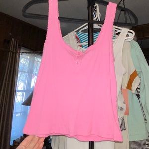 Pink crop top